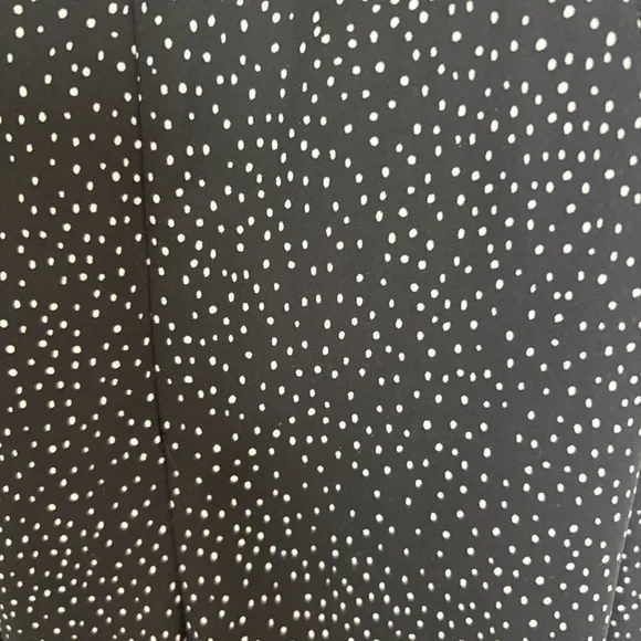 Express Black And White Speckle Halter Wide-Leg Jumpsuit - Picture 9 of 10